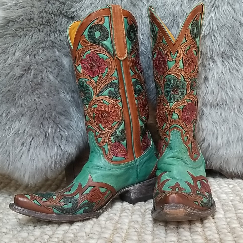 Old Gringo Abelina Turquoise Boot
